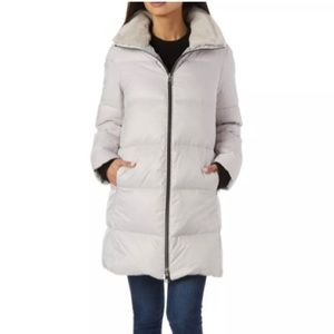 Aquatalia Venosa Coat w/ Tags. Super warm-35" long-Weatherproof-Made in Italy